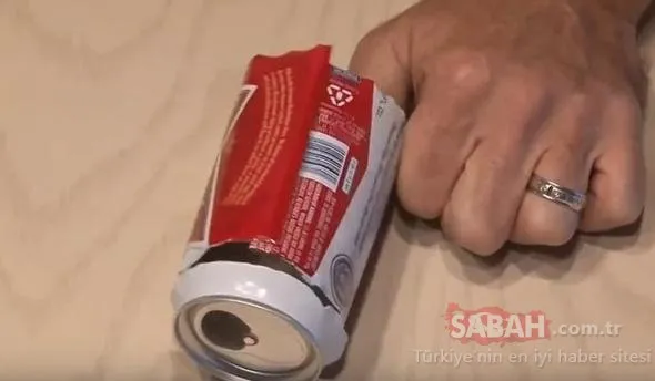 Boş kola kutusunu öyle değerlendirdi ki...