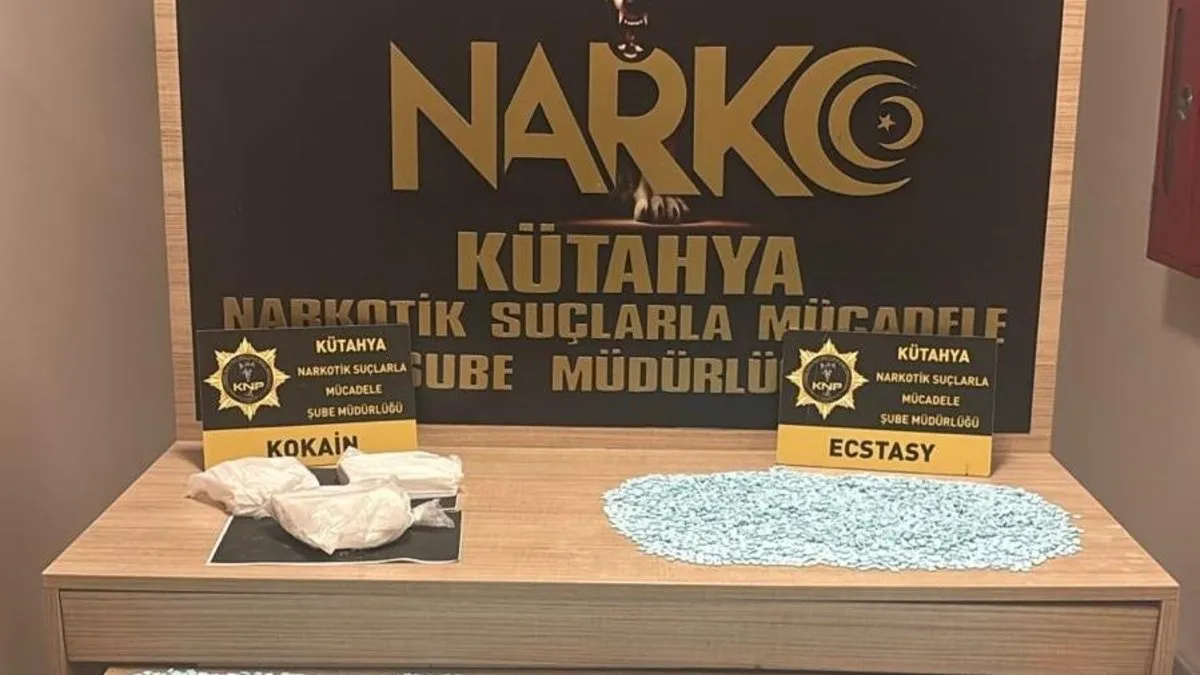 Kütahya'da uyuşturucu opereasyonu