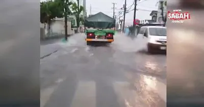 Japonya’da şiddetli yağmur su baskınlarına yol açtı | Video