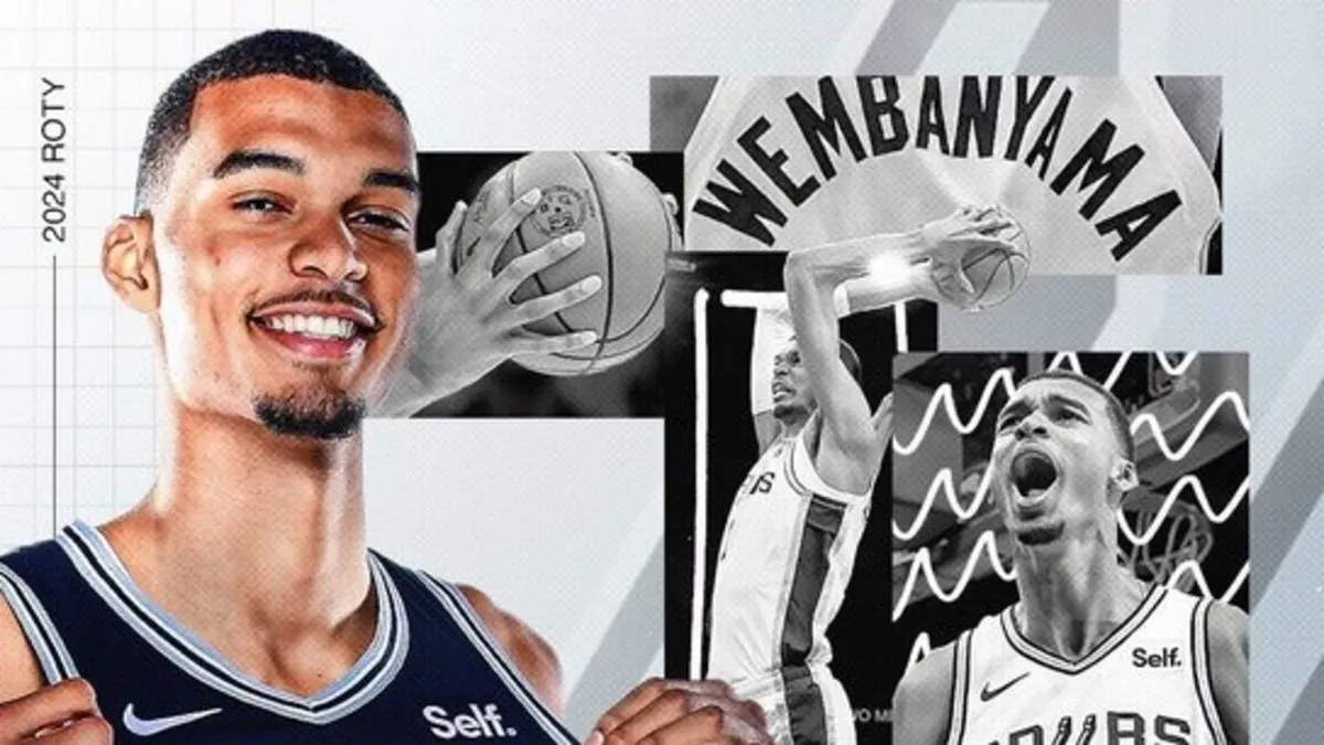 Wembanyama, NBA'de yılın çaylağı seçildi