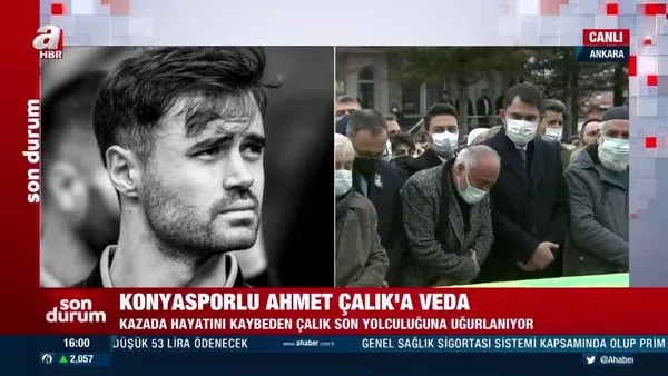 SON DAKİKA: Konyasporlu Ahmet Çalık son yolculuğuna uğurlandı | Video