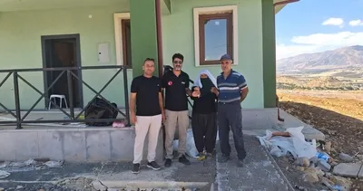 Palu Baltası Köyü'nde 36 deprem konutu hak sahiplerine teslim edildi #elazig