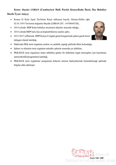 İşte CHP, Saadet Partisi ve İYİ Parti'nin PKK ile bağlantılı adayları!
