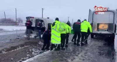 Nevşehir’de tarım işçilerini taşıyan minibüs devrildi: 1 ölü, 13 yaralı | Video