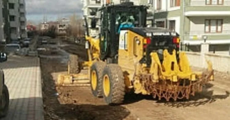 İpekyolu Belediyesinden yol onarım çalışması
