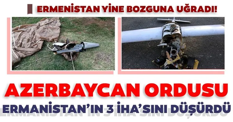 Azerbaycan, Ermenistan’a ait 3 İHA’yı düşürdü