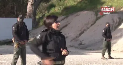 Kadın polislerin mermilerin gölgesindeki nefes kesen eğitimi | Video