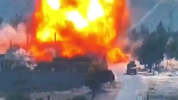Son Dakika: M4 Karayolu'nda Rus askerlerine bombalı saldırı anı kamerada | Video