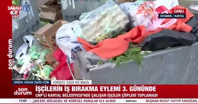 Kartal’da çöp dağları yükseliyor