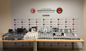 Kapıkule’de 5 milyon lira değerinde kaçak cep telefonu ele geçirildi #edirne