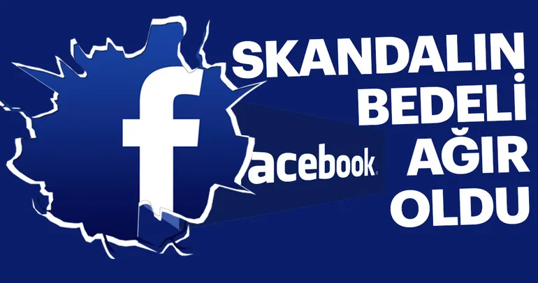 Skandal sonrası Facebook hisselerinde sert düşüş