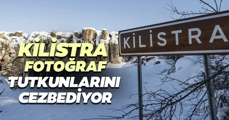 Kilistra Antik Kenti kışın fotoğraf tutkunlarını cezbediyor