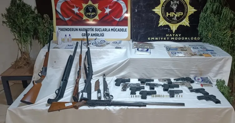Hatay’da eş zamanlı torbacı operasyonu
