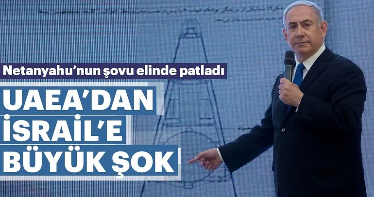 UAEA’dan  İsrail’e büyük şok