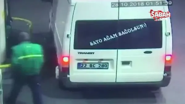 İstanbul Bahçelievler'de pes dedirten hırsızlık kamerada... Benzin istasyonuna geldi, depoyu doldurup kaçtı!