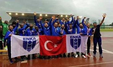 Türkiye’yi temsil ENKA erkeklerde şampiyon oldu