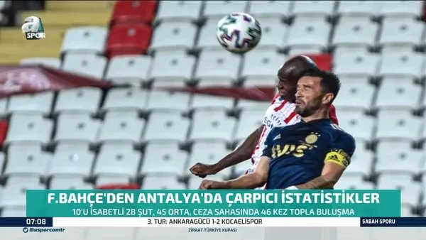 Fenerbahce Den Rekor Istatistik Videosunu Izle Son Dakika Haberleri