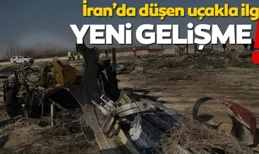 Son dakika: İran’da düşen uçağın iki kara kutusu da bulundu