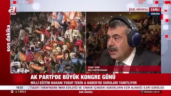 AK Parti'de Büyük Kongre günü! Milli Eğitim Bakanı Yusuf Tekin'den önemli açıklamalar | Video