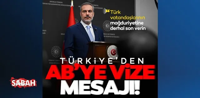 SON DAKİKA | Dışişleri Bakanı Fidan’dan flaş AB açıklaması! SON DAKİKA | Dışişleri Bakanı Fidan’dan flaş AB açıklaması!
