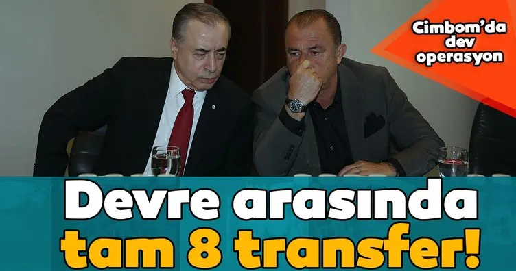 Galatasaray’dan dev operasyon! Tam 8 transfer