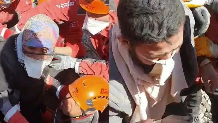 İnanılmaz bir kurtuluş hikayesi: Deprem enkazında vazelin yedik!