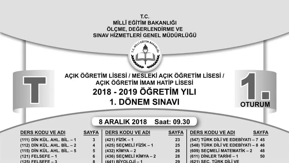 aöl sınav cevapları