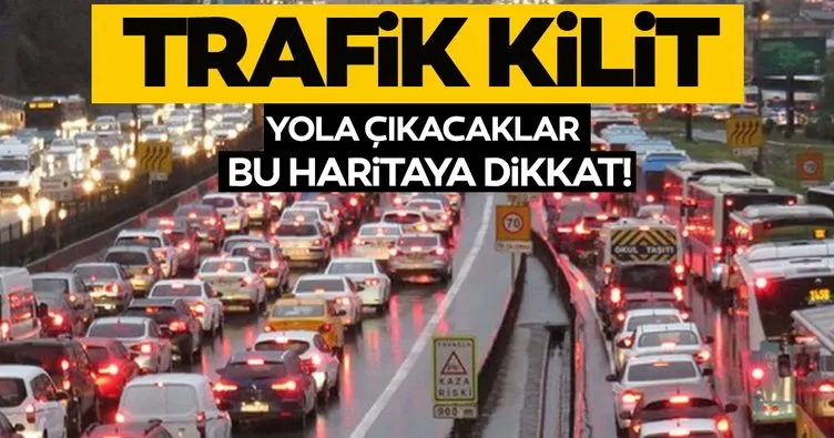 Son dakika: Koronavirüs kısıtlamasına saatler kaldı! İstanbul’da trafik kilit!