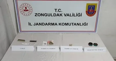 Jandarma Gökçebey’de uyuşturucu ele geçirdi