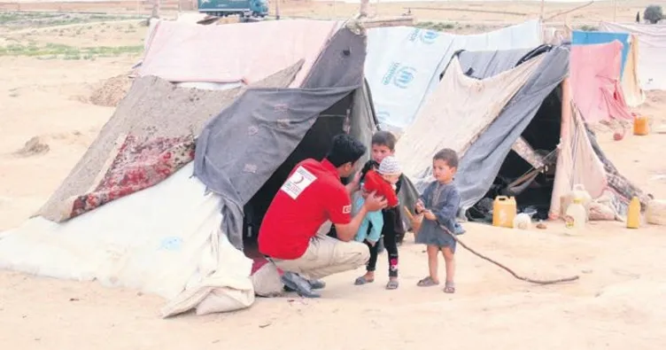 Türk Kızılayı yüzleri güldürdü