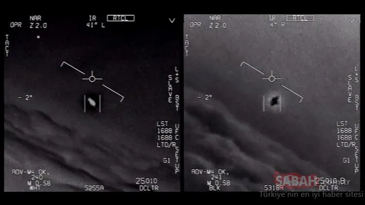 Pentagon’un raporunda yer alıyor! Savaş uçağı pilotu tarafından fotoğrafı çekildi! İşte tüyler ürperten kare!