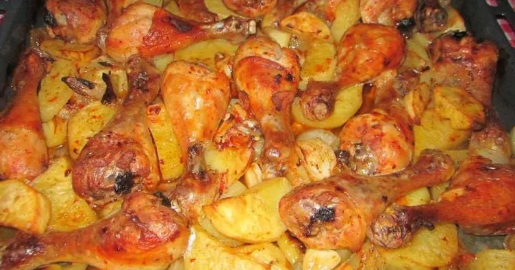 Fırında patatesli tavuk nasıl yapılır? İşte fırında patetesli tavuk tarifi…