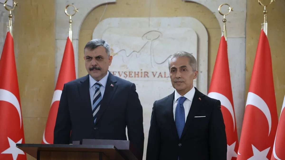 İçişleri Bakanı Mustafa Çiftçi Nevşehir Valiliği'ni ziyaret ediyor.