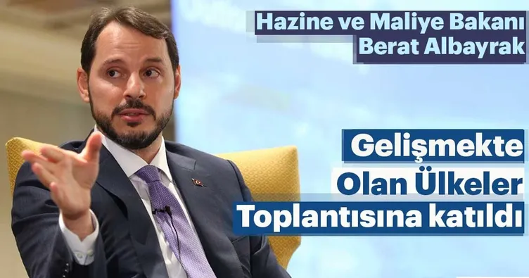 Bakan Berat Albayrak Gelişmekte Olan Ülkeler Toplantısına katıldı