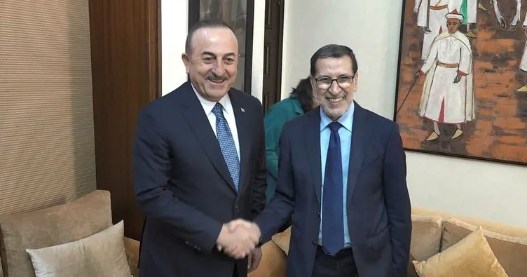 Çavuşoğlu, Fas Başbakanı Osmani ile görüştü
