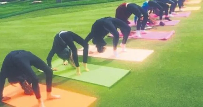 Öğrenciler yoga-mandala yapmanın keyfini çıkardı