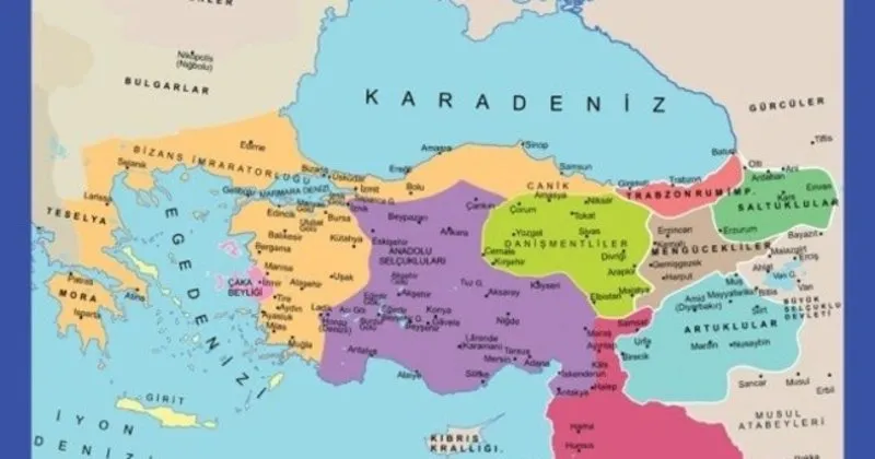 anadolu da beylikler donemi osmanli devleti nden onceki anadolu da kurulan beylikler nelerdir son dakika egitim haberleri