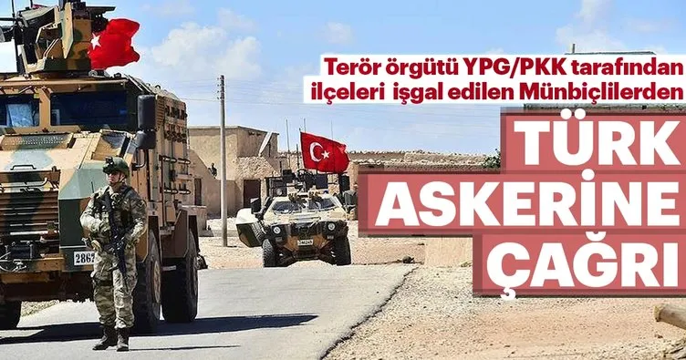 Münbiçlilerden Türk askerine çağrı