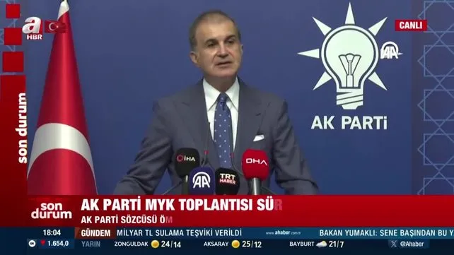 Son dakika: AK Parti MYK sona erdi! Ömer Çelik: Kılıçdaroğlu darbecilerin argümanını kullanıyor | Video