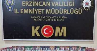 Erzincan polisi kaçakçılara göz açtırmıyor