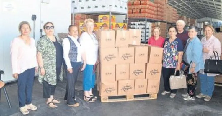 160 kişiye gıda yardımı yaptılar