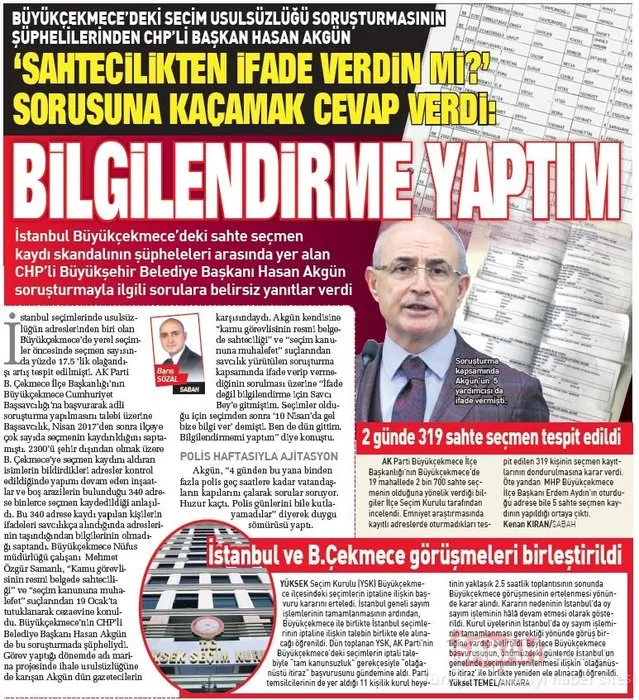 Türkiye İstanbul seçimlerindeki şaibe skandalını SABAH'tan okudu!