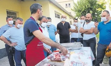 Acemi kasaplara eğitim verildi