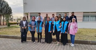 Minik öğrenciler ilk defa fidan dikti #sanliurfa