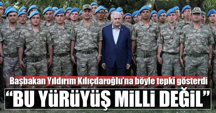 Kılıçdaroğlu’na yürüyüş tepkisi: Bu yürüyüş milli değil
