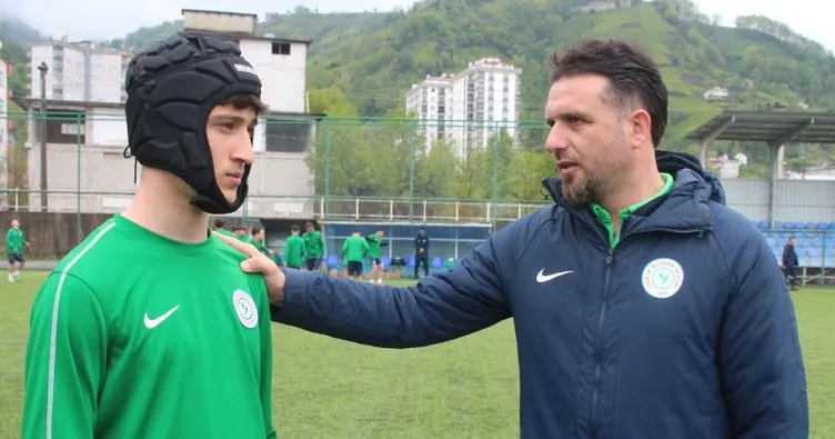 Çaykur Rizespor’un beyin kanaması geçiren genç futbolcusu sahalara döndü