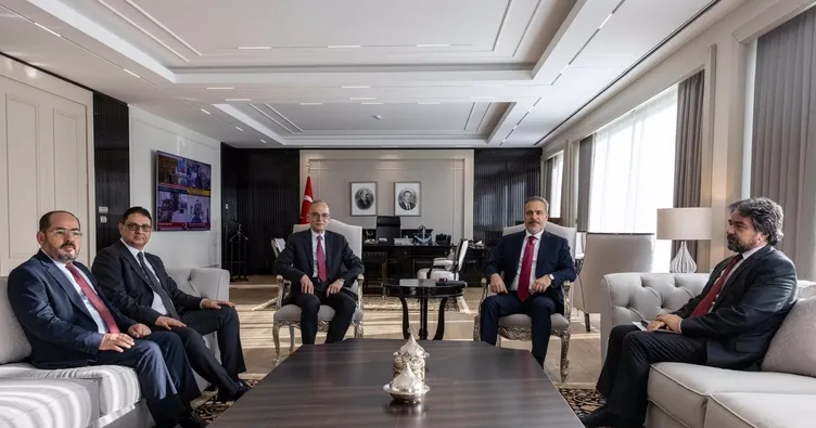 Bakan Fidan, Suriyeli heyetle görüştü