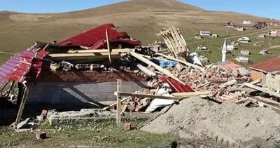 Trabzon’da yaylalarda yapılan kaçak yapılar yıkılıyor #trabzon