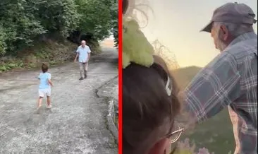 Trabzon’da yürekleri ısıtan buluşma: O dede ile torun yaylada yeniden kavuştu #trabzon