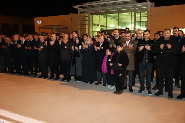 Cenaze töreni esnasında çekilen görüntü